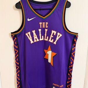 Nike The Valley Phoenix Suns Devin Booker City Edition Jersey, sz 48, Mens Large